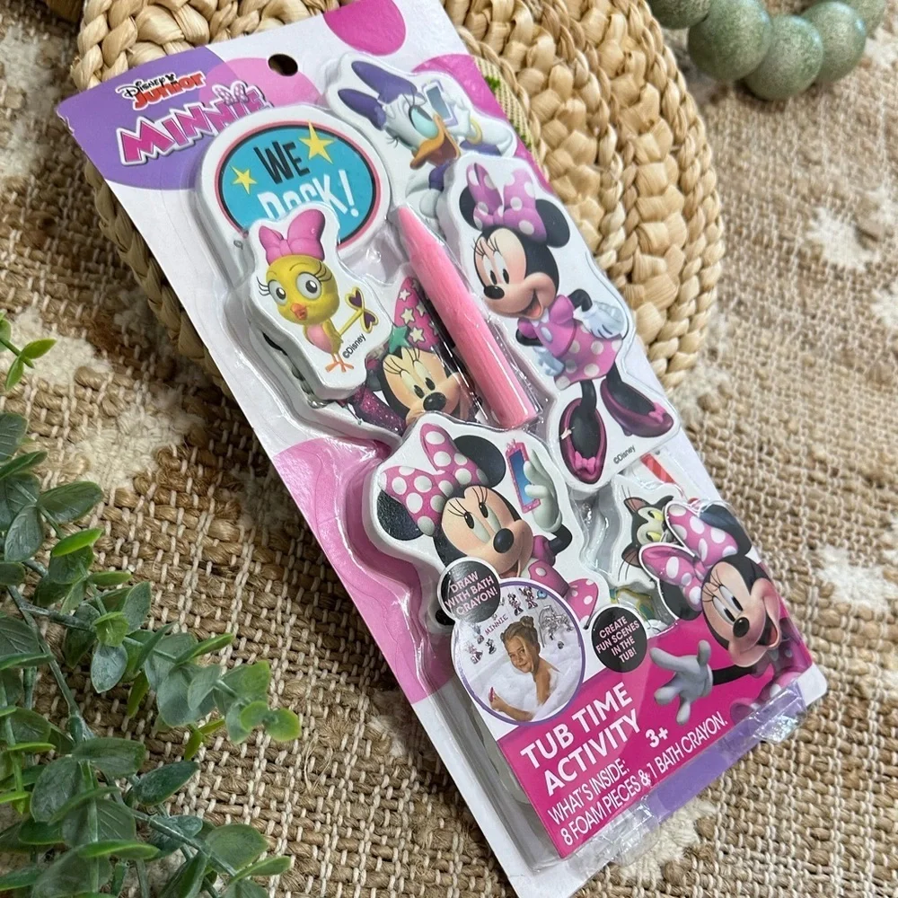 Disney Minnie Mouse Tub Time Activity Bath Set, Ages 3+, Girls